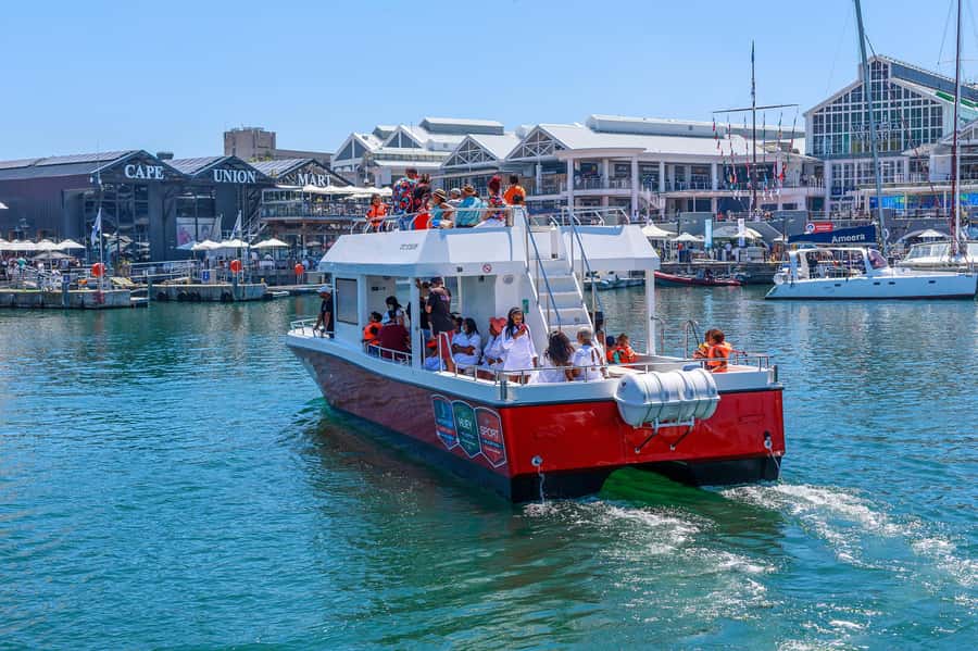 30min V&A Waterfront Harbour Cruise Cape Town - Une Belle Vie: the 47ft double-decker built for space