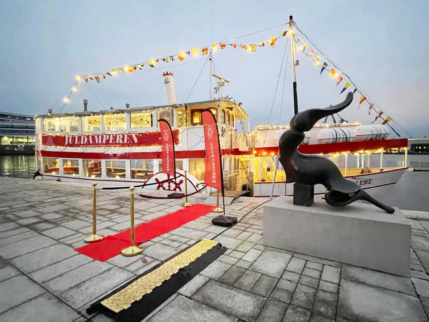 Aarhus: Christmas Harbour Cruise with Local Guide - The 75-Minute Harbor Route: Marina, Old Wooden Ships, Fishing Harbor, Houseboats
