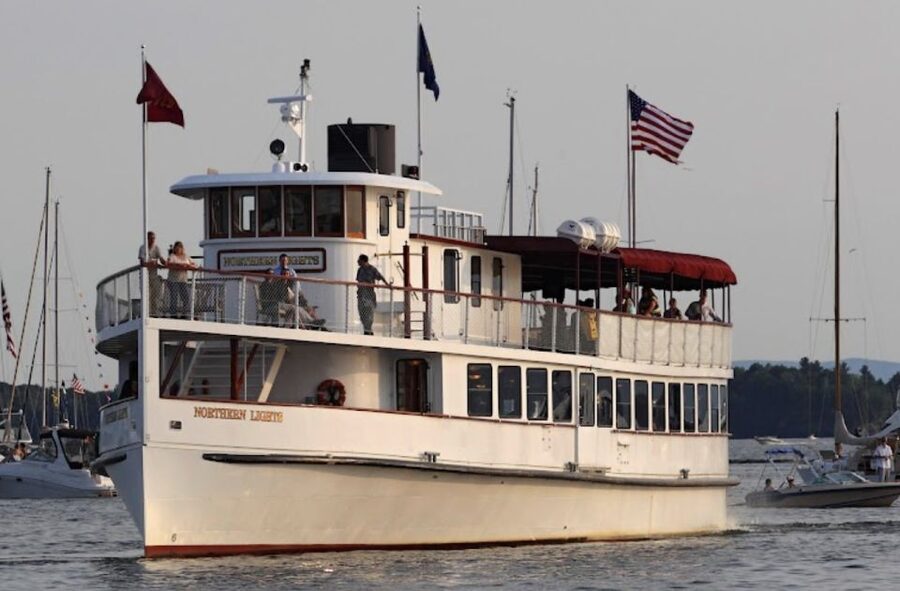 Boston: New England Harbor Cruise - On-board experience: seating, decks, bar snacks, and photo timing