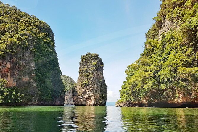 Canoe Cave Explorer Phang Nga Bay Tour from Phuket - Stop 3: James Bond Island area—limestone towers and photo time