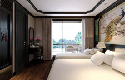 Cat Ba: Lan Ha Bay Cruise with Private Balcony & Small Group - The cabin setup: private balcony on a small boat