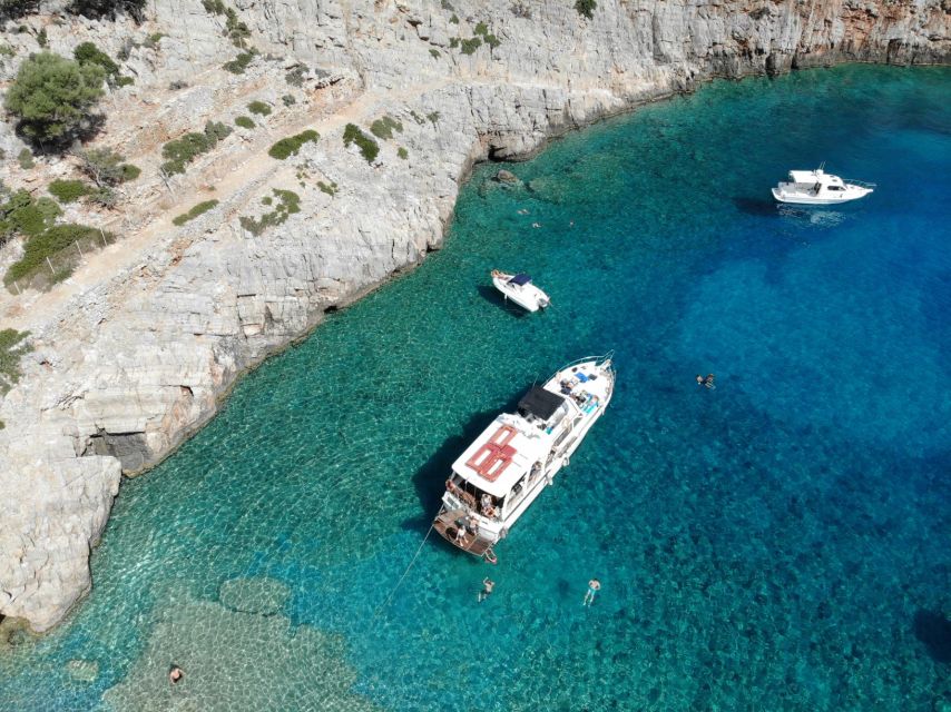 Chania: Menies Beach & Chironisia Bay Cruise with Snorkeling - Snorkeling Gear and WWII Sights: How to Get the Best Results