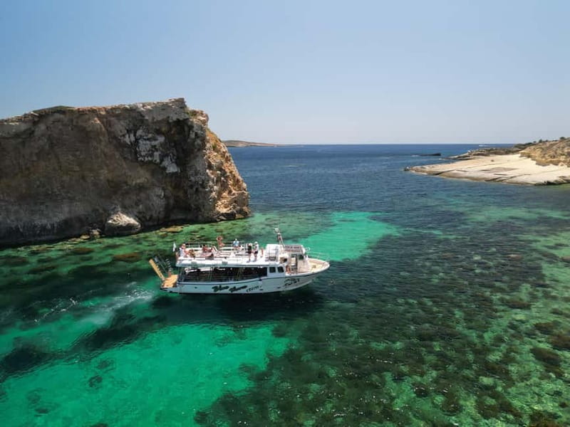 Comino Blue Lagoon & Crystal Lagoon - 3 Bay Cruise - Ħalfa Rock and Gebla ta Halfa: one hour of another swim vibe