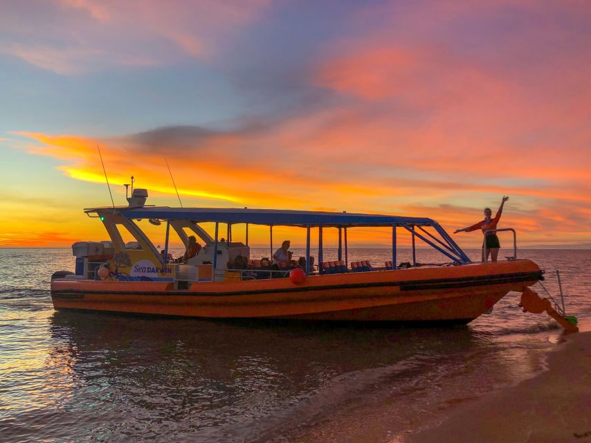 Darwin: Sunset Harbour Cruise with Fish and Chips Dinner - The Sandbar and the Speed Moment: Not Always, But Often a Fun Finish