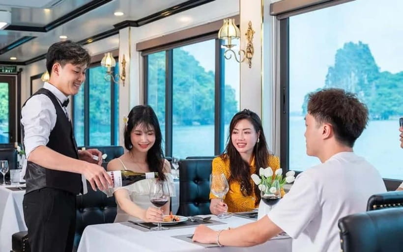 From Ha Long: Halong Bay Tour 6 hours from Tuan Chau island - Luon Cave lagoon time: kayak or bamboo boat