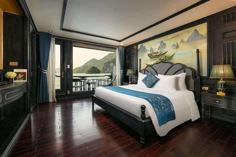 From Hanoi: 2-Day Ha Long Bay and Lan Ha Bay Cruise - Day 1: Ha Long Bay vibes with Dark and Bright Cave, swim breaks, and sunset tea