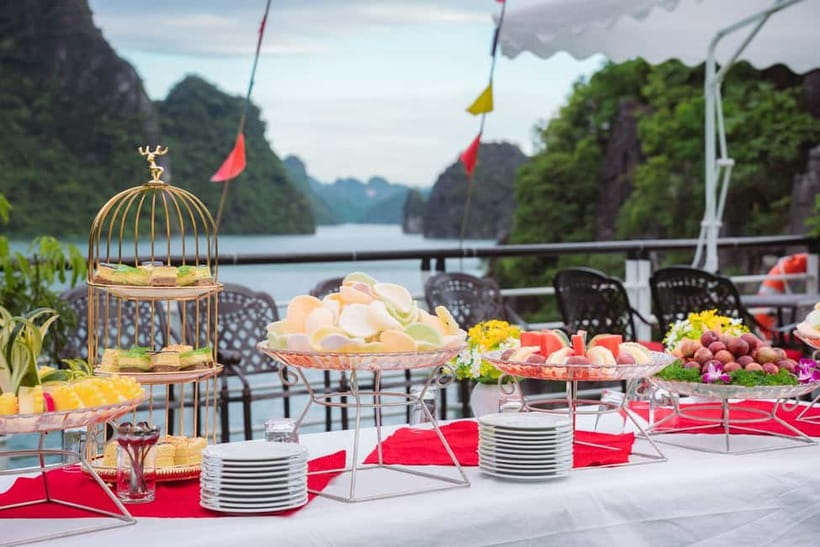 From Hanoi: Halong Bay Seaplane & 6-Hour Ha Long Bay Tour - Sung Sot Cave and Thien Cung Cave: stalagmites with a purpose