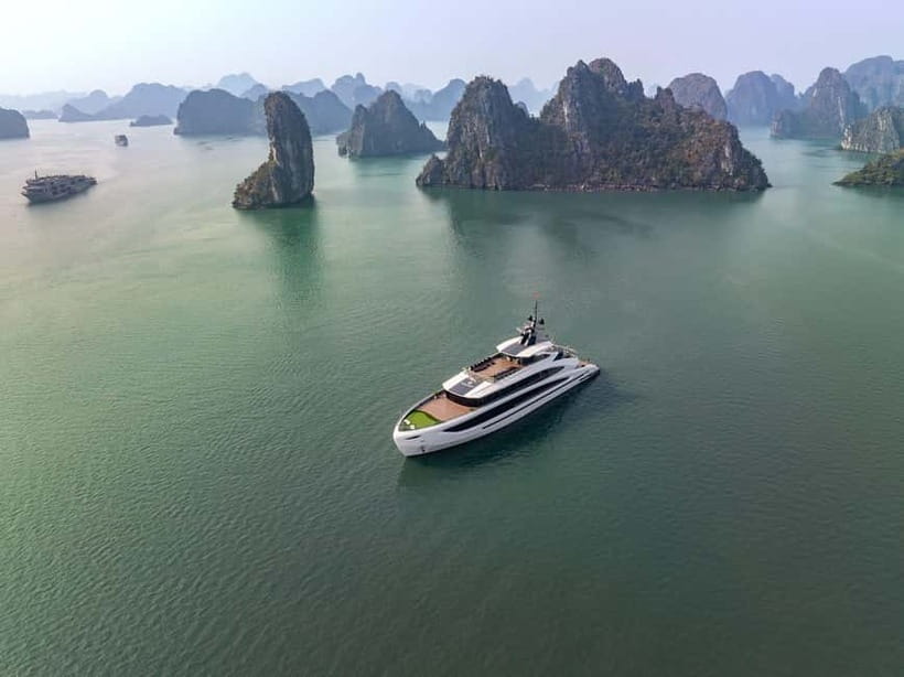 Full Day: Fabulous Halong Bay Tour with Taliya Cruise 5<em> – Key Highlights You’ll Actually Feel’ /></p>
<ul>
<li><strong>Dark and Bright cave by bamboo boat:</strong> a slow glide through limestone grottoes and hidden lagoons.</li>
<li><strong>Lan Ha Bay time at Ao Ech:</strong> kayaking or swimming in calmer, clearer water.</li>
<li><strong>A built-in sunset party:</strong> sundeck time with a real break from sightseeing pressure.</li>
<li><strong>Spring-roll cooking demonstration:</strong> a hands-on look at Vietnamese flavor basics.</li>
<li><strong>A 5</em> cruise setup:</strong> air-conditioned lunch room and a crew that runs the schedule smoothly.</li>
<li><strong>English-speaking guidance:</strong> clear instructions for caves, rowing, and water time.</li>
</ul>
<h2 id="from-hanoi-to-tuan-chau-the-start-time-that-matters">From Hanoi to Tuan Chau: the Start Time That Matters</h2>
<p><img width="820" height="614" decoding="async" src=