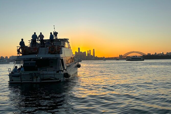 Golden Glow Sunset Sydney Harbour Cruise - Barangaroo and Darling Harbour: the city turns on