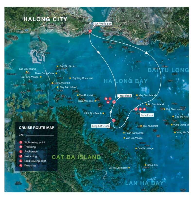 Ha Long & Bai Tu Long bay cruise wt Kayakking & buffet lunch - Where you start: Bai Chay Harbor meeting points and pickup choices
