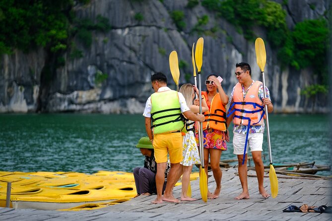 Ha Long Bay Cruise Day Tour-Cave, Kayaking,Ti top island & Lunch - A Full-Day Ha Long Bay Shortcut From Hanoi