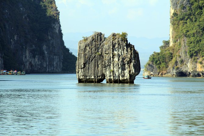 Halong Bay Cruise Day Trip: Visit Thien Cung Cave, Kayaking & Lunch - best price - Tuan Chau harbor check-in: What to expect right at noon