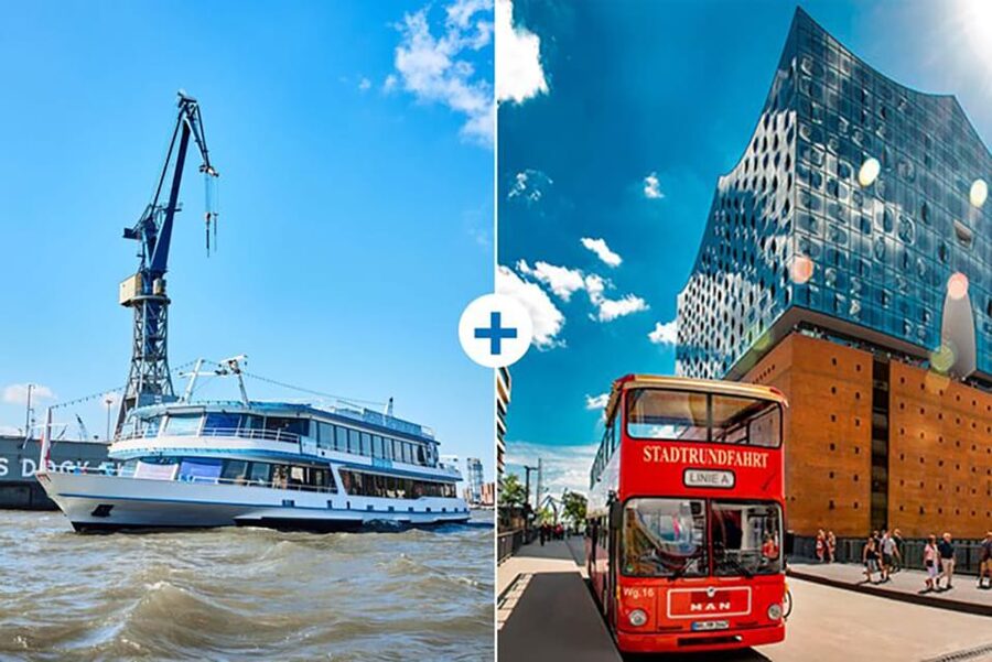 Hamburg: Harbor Cruise and Bus City Hop-On Hop-Off Tour - Key points before you go