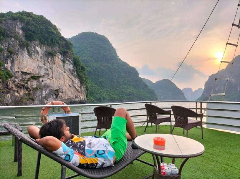 Hanoi: Full-Day Halong Bay Cruise with Kayak, Caves & Lunch - Swimming Time and the Beach Break: Small but Important Reset