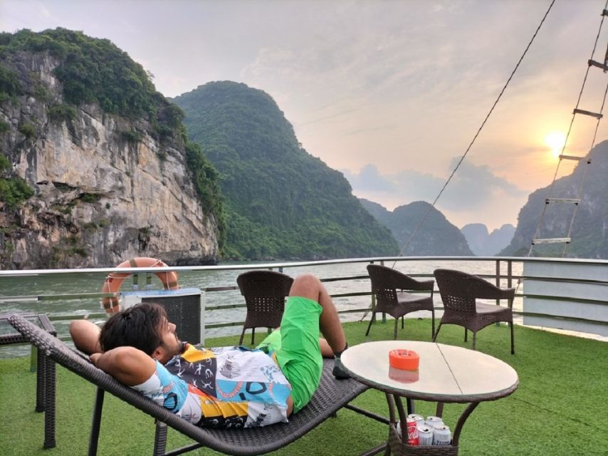 Hanoi: Full-Day Halong Bay Cruise with Swimming & Kayak Tour - Luon Cave kayaking (or bamboo boat): the best way to feel the bay