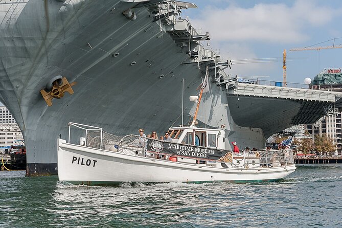 Historic Bay Cruise Aboard 1914 Pilot boat with General Admission - The Coronado Bridge turnaround: great angles and a quick reality check