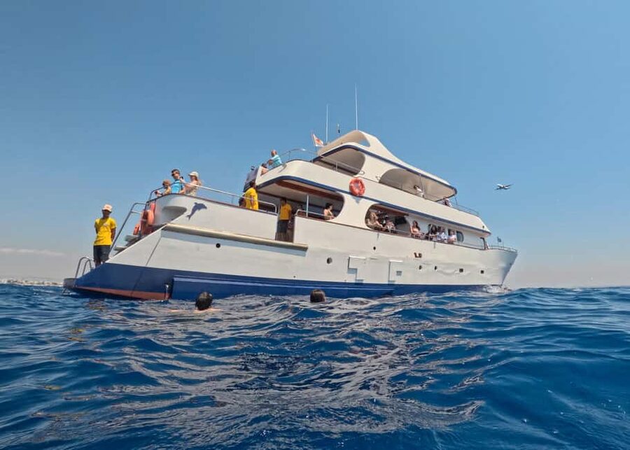 Larnaca Bay Cruise with Snorkeling - DOREMI and the onboard setup: what you actually get
