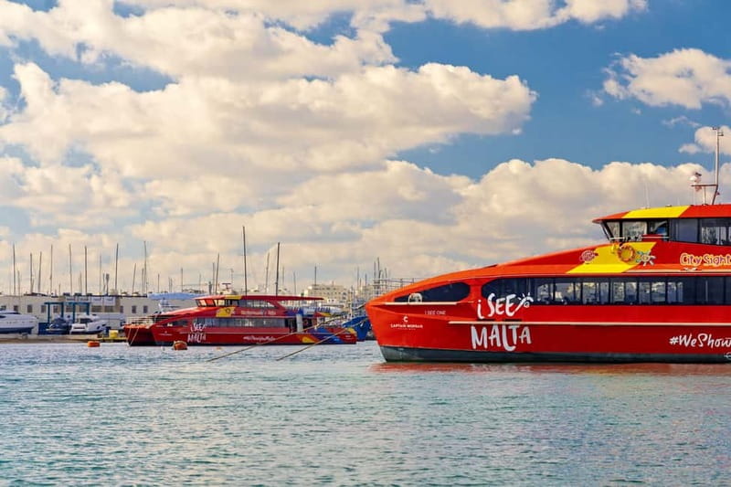 Malta: 2-Day Hop-On Hop-Off Bus & Harbour Cruise (CMO) - North Route (Blue Line): Mdina and the Three Cities at Your Pace