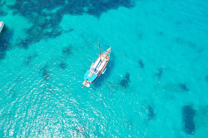 Malta 3 Bay Cruise to Selmun Bay Blue Lagoon and Gozo - Stop 2: Comino Blue Lagoon for two hours of swim and deck time