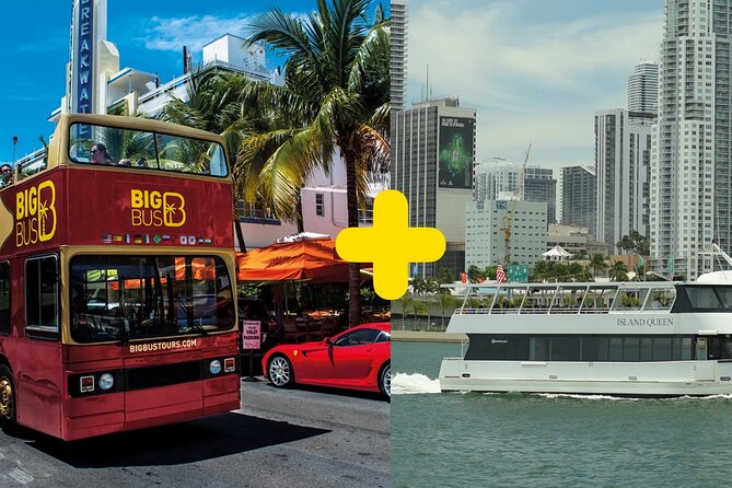 Miami Combo: Open-top Bus Tour and Sightseeing Bay Cruise - Key Points at a Glance