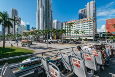 Miami: Half-Day Open-Top Bus Tour Plus Biscayne Bay Cruise - Getting Oriented: 333 Biscayne Blvd and Bayside Marketplace