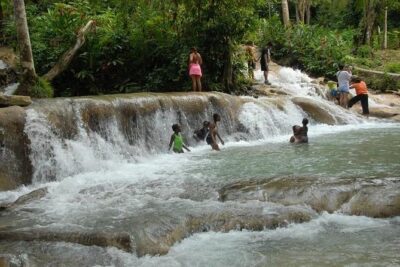 Montego Bay tour: Dunn's River Falls - Dunn’s River Climb or Swim: What the Falls Feel Like