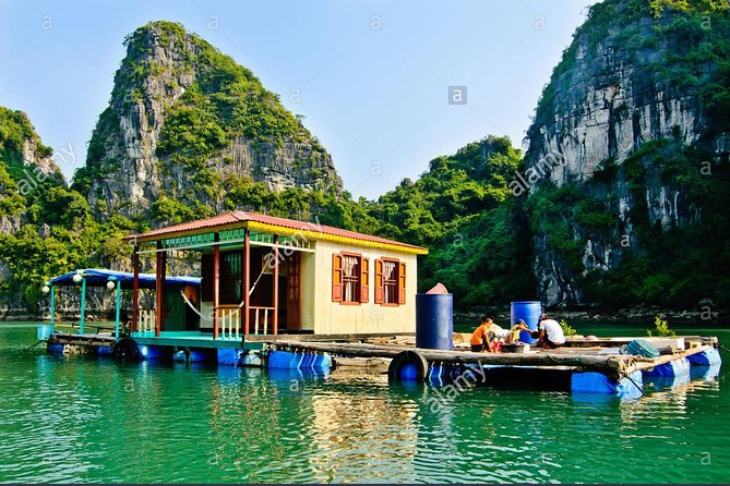 New Cruise Ha Long - CATAMARAN PREMIUM - Stop 2: Lan Ha Bay afternoon with Frog Pond, trampoline, and swimming