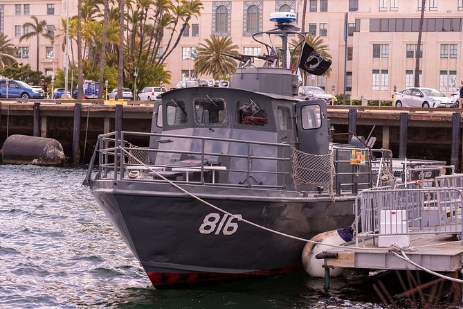 PCF 816 Swift Boat Naval History Bay Tour with General Admission - The 75-Minute San Diego Bay Route Through Military Zones