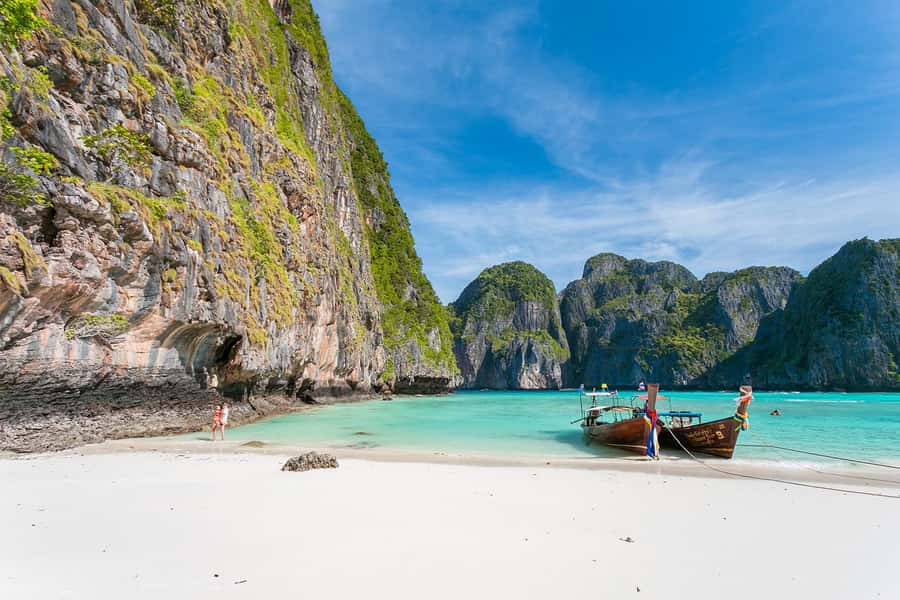 Phi Phi Islands: Maya Bay Tour By Private Longtail Boat - Viking Cave Caves, Swifts, and Limestone Views