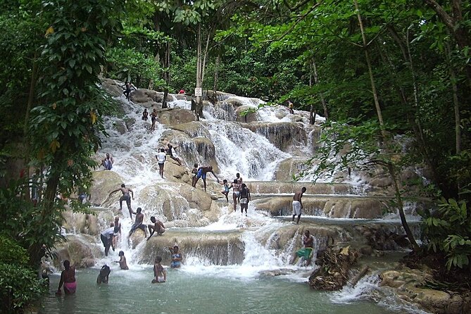 Private Dunns River Falls and Blue Hole from Montego Bay Tour - Dunn’s River Falls and Park: 4 hours, classic trek, and zipline energy