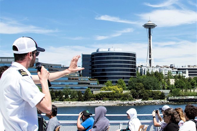 Seattle's Original Guided Harbor Cruise - The Space Needle viewpoint: panoramic views plus close-ups