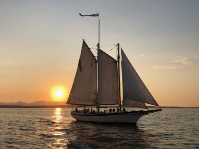 Seattle: Tall Sailboat Sunset Harbor Cruise - From Pier 66 at Bell Harbor: what your 2-hour ride feels like