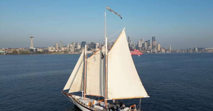 Seattle: Tall Ship Harbor Cruise - What You’ll See: Space Needle, Smith Tower, and Rainier If the Sky Plays Nice