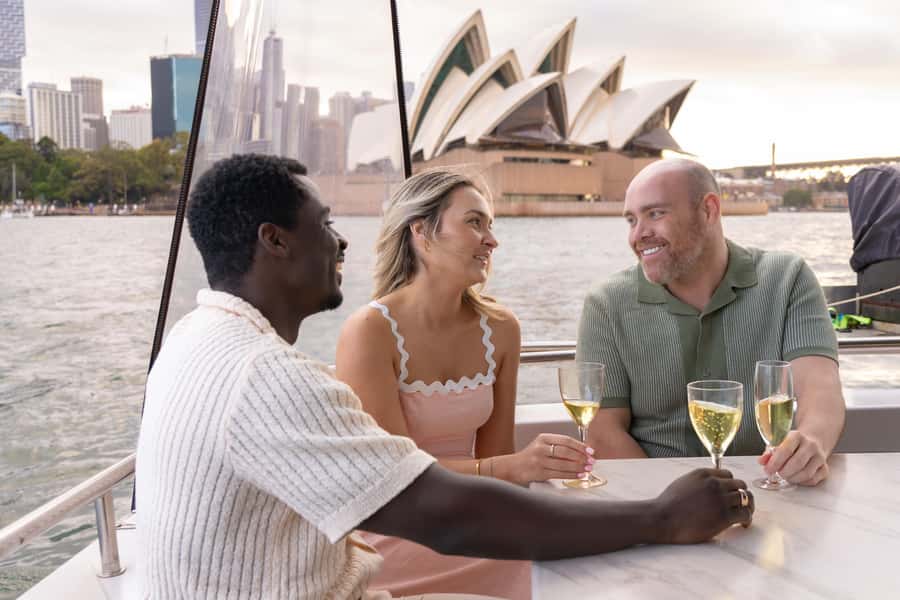 Sydney: Golden Glow Sunset Harbour Cruise with 1 Drink - Food and drinks: one included beverage plus grazing that won’t distract you