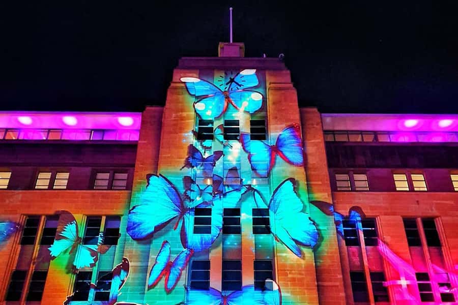 Sydney: Intimate Vivid Harbour Cruise with Canapes - What you actually see on the harbor route