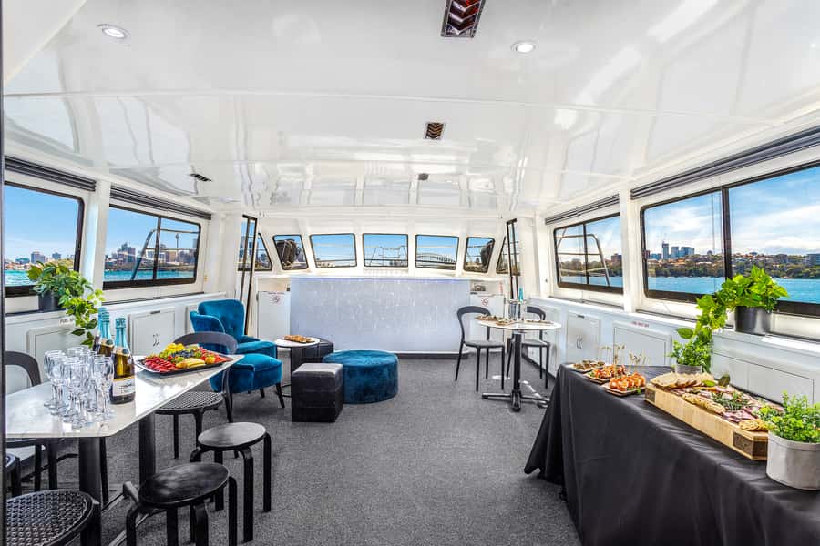 Sydney: Vivid Harbour Cruise with Canapes - The Catamaran Setup: Comfort First, Photos Second, in That Order