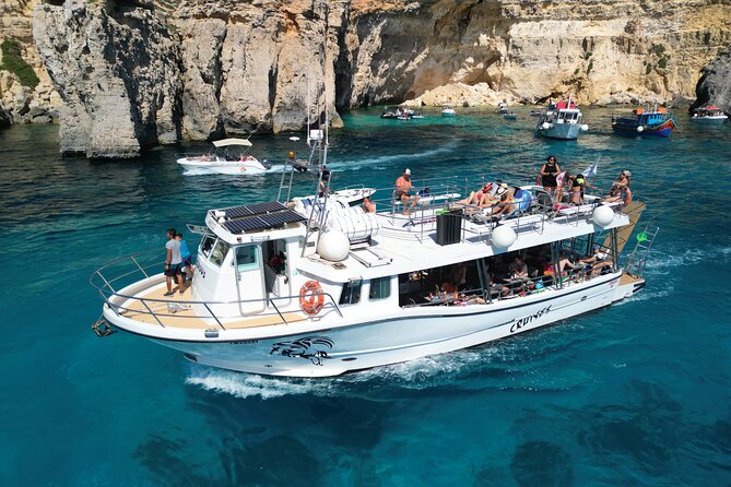 Three Bay Cruise Including Blue Lagoon from Mellieha - Passing Santa Maria Caves and Elephant Head on the Way Back