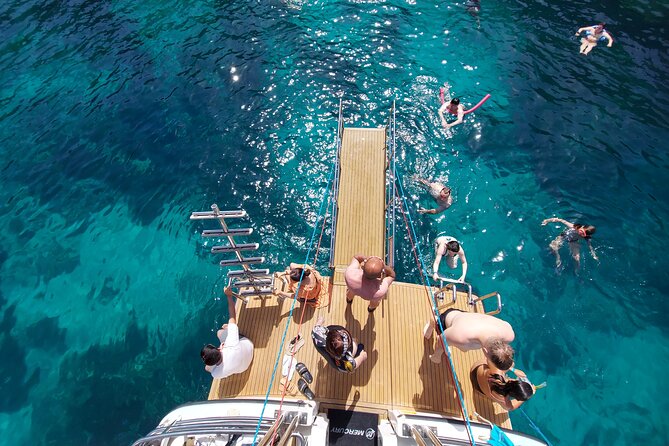 Three Bay Cruise Including Blue Lagoon from Mellieha - Stop 1: Blue Lagoon in Comino (About 1.5–2 Hours)